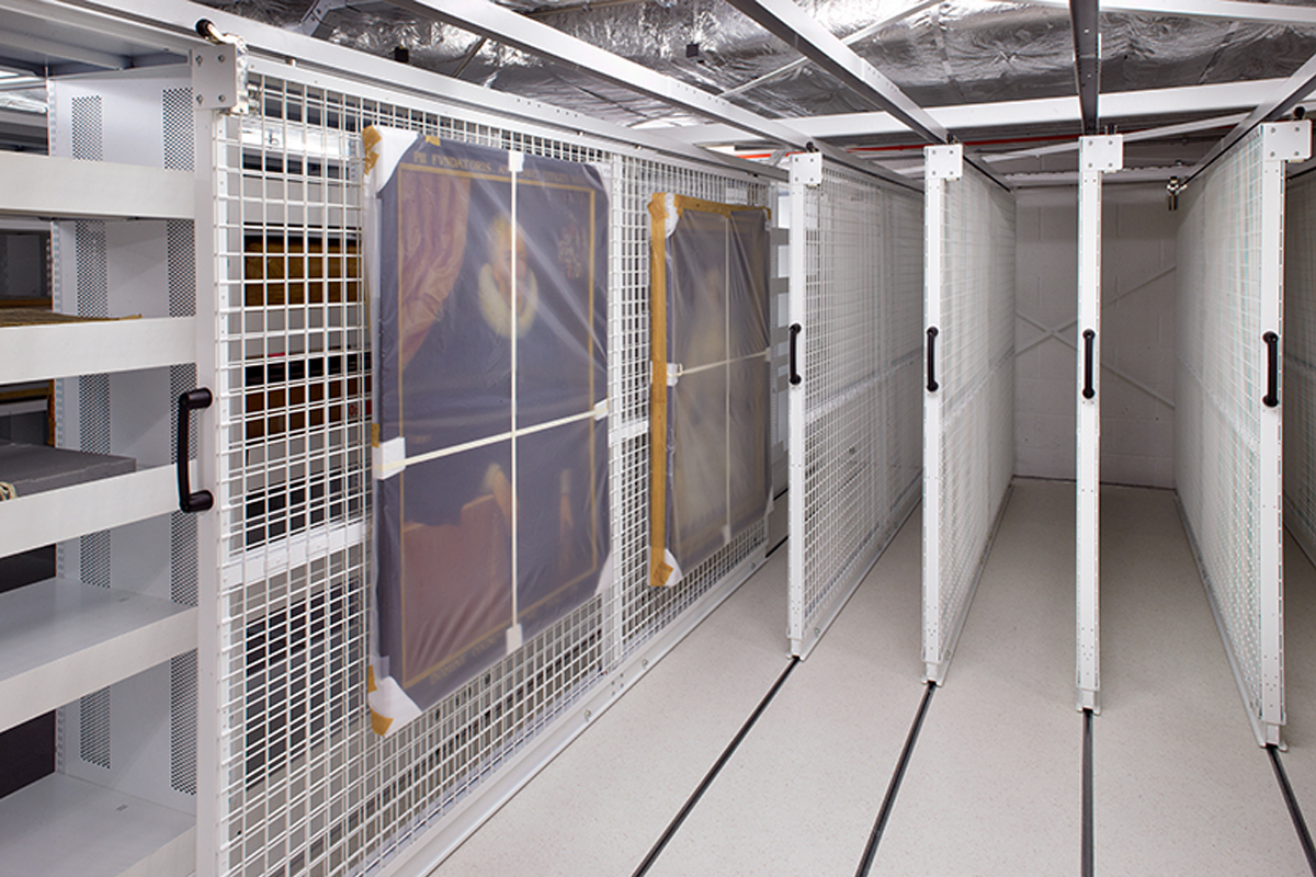 Museum and Art Gallery Shelving Systems by Ecospace
