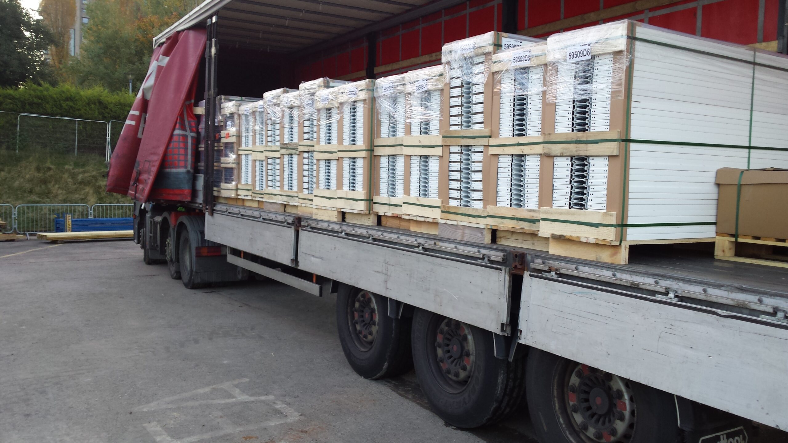 Shelving Systems on a Truck for Relocation
